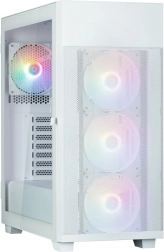 S5 NEO biela ATX mid‑tower skriňa s FRGB ventilátormi