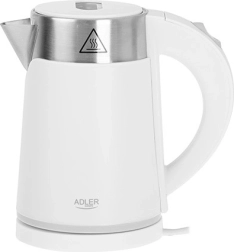 Adler mini rýchlovarná kanvica 0,6 l biela