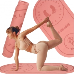 Ružová cvičebná a skákacia podložka