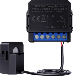 Inteligentný obojsmerný elektromer Avatto ZigBee pre jednofázové inštalácie