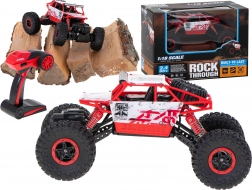 RC auto Rock Crawler 1:18 4WD 2,4 GHz – Červená