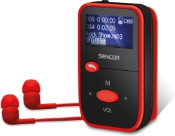 SENCOR MP3 prehrávač 8 GB s FM rádiom a displejom