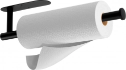 Nástenný držiak na papierové utierky z nehrdzavejúcej ocele, čierny