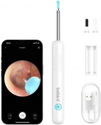 Bebird R1 otoskop s kamerou na čistenie uší – biely – R1 biela