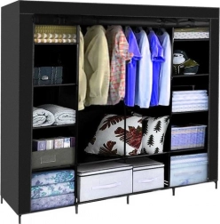 Textilná skriňa XXL 170x170 cm Ruhhy