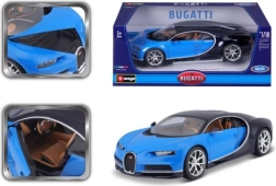 Bburago 1:18 Plus Bugatti Chiron modrá