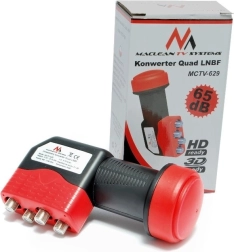 Satelitný konvertor quad 65 dB MCTV-629