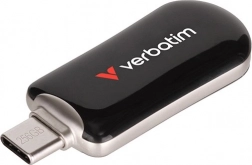 USB‑C flash disk VERBATIM Plectra 128 GB (100 MB/s) čierny