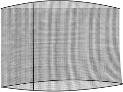 Moskytiéra na záhradný slnečník 3 m – čierna