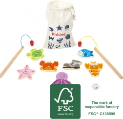 Magnetická rybárska hra pre deti