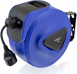 Nástenný automatický bubnový predlžovací kábel 10 m, otočný 180°