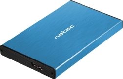 Externý hliníkový rámček pre 2,5" HDD/SSD USB 3.0 UASP – modrý