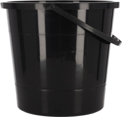 Vedro 10 l – čierne, poľská výroba