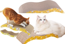 Kartónové ekologické škrabacie ležadlo pre mačky