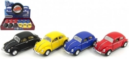 Kovový model KINSMART VOLKSWAGEN Beetle na spätné natiahnutie 13 cm