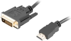 Lanberg HDMI na DVI-D dual link kábel 1,8 m čierny