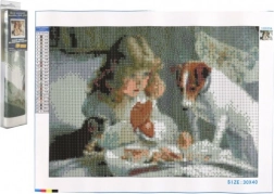 Diamantové maľovanie Očakávanie 30 × 40 cm