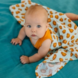 Tommy Lise mušelínové plienky Blue Leopard set 2 ks