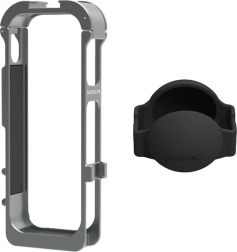 Sunnylife kovový magnetický rámček so silikónovým krytom objektívu pre INSTA360 X5