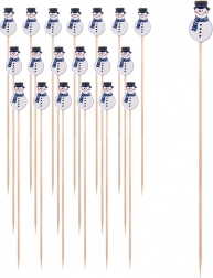 Bambusové páratká na jednohubky 13 cm, 20 ks