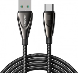 Kábel JOYROOM USB-A na USB-C 100 W, 1,2 m, čierny