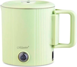 Cestovná rýchlovarná kanvica a elektrický hrniec 2v1 0,8 l 600 W MAESTRO MR-009 Mint
