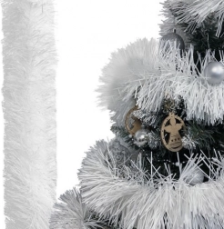 vianočná girlanda biela 6 m RUHHY