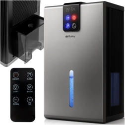 Strieborný odvlhčovač vzduchu RUHHY s Peltierovým modulom a LED