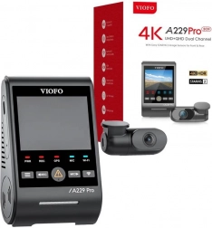 VIOFO A229 Pro Dashkamera so 4K + 2K Dvojitým Záznamom a GPS