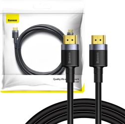 Baseus Cafule HDMI 2.0 kábel 4K 60 Hz 5 m – čierny