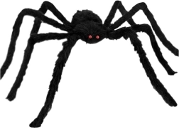 Ruhhy chlpatý halloweensky pavúk dekorácia 50 cm - 1 kus