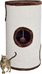 škrabadlo a veža pre mačky 70 cm, hnedé