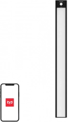 Senzorové LED svetlo do skrinky YEELIGHT 40 cm, čierne, 4000 K