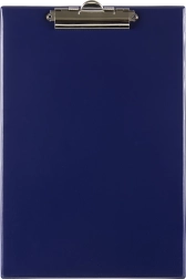 Písacia podložka A4 s kovovým klipom - modrá