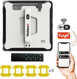 Robotický čistič okien Webber s aplikáciou a nádržkou