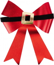 Vianočná dekoratívna mašľa 22 × 28 cm