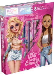 Kreatívna sada Zápisník + 8 pier Wow Generation