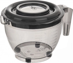 Misa na miešanie s vekom a odmerkou 2,5 l, sivá