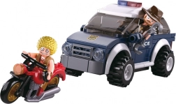 Sluban polícia offroad a zlodej na motorke