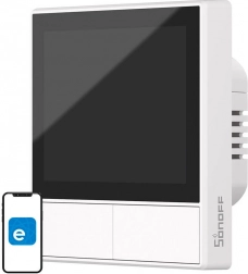 Inteligentný nástenný vypínač SONOFF NSPanel – biely