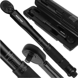 Momentový kľúč 1/4" 2–24 Nm s račňou a certifikáciou BIGSTREN