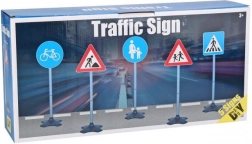 Sada detských dopravných značiek 81 cm – 5 ks