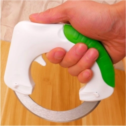 Multifunkčný okrúhly nôž na pizzu, mäso a zeleninu