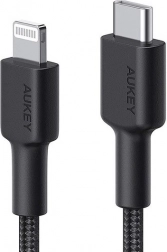 Nylonový kábel Lightning–USB‑C čierny 2 m