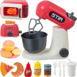 Detská kuchynská sada 26 ks ISO Trade – mixér, toustovač a mikrovlnka s doplnkami