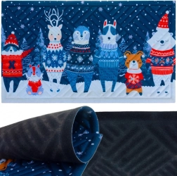 Vianočná vstupná rohož RUHHY 75 × 45 cm