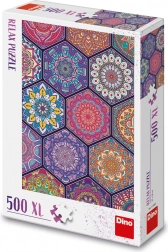 Relaxačné puzzle s mandalami 500 XL dielikov