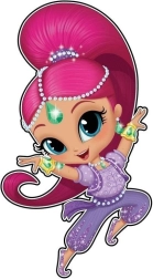 Nálepka na stenu Shimmer&Shine - Shimmer (malá)