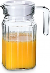 Sklenený džbán s viečkom 650 ml