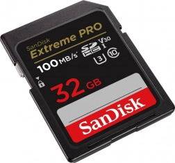 Pamäťová karta SanDisk Extreme Pro SDHC 32 GB UHS-I U3 V30 100/90 MB/s